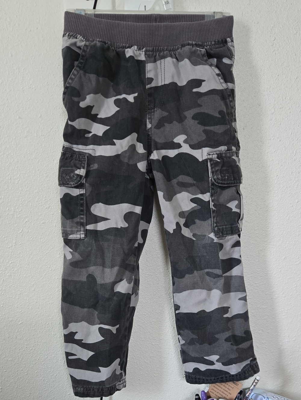 The Children's Place Grey Camo Cargo Pants